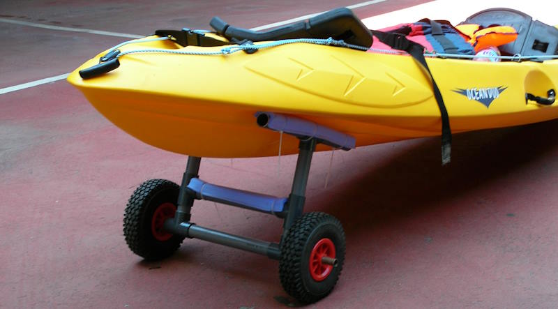 CHEAP AND PRACTICAL KAYAK CART THE BEST MODELS 1 homemade kayak cart