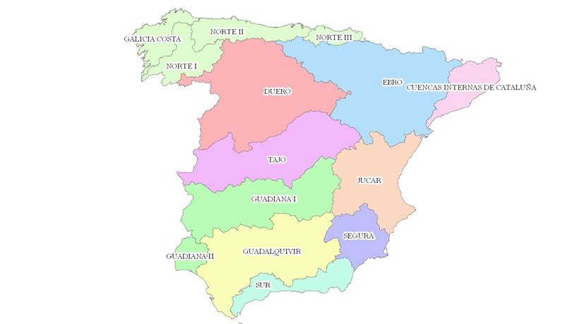 SE PUEDE NAVEGAR EN KAYAK EN PANTANOS ? TE RESUELVO LAS DUDAS 5 MAPA de confederaciones hidrograficas